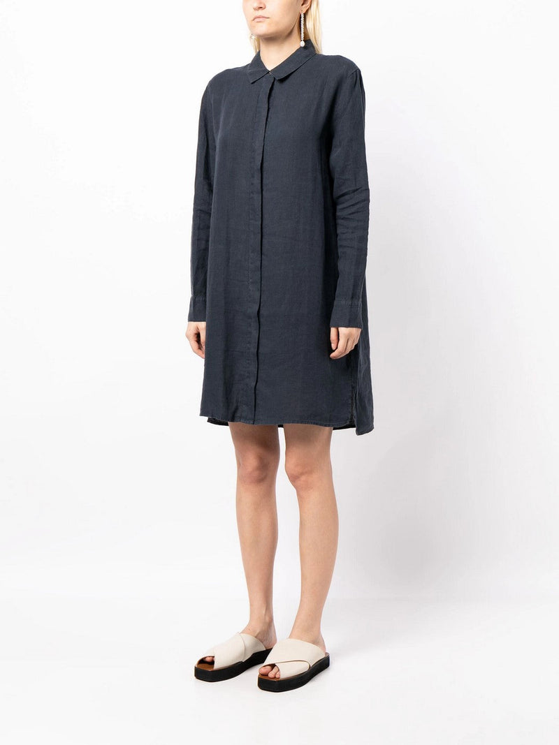 Vestido camisero de lino ligero - Spritz Pigment - Mujer
