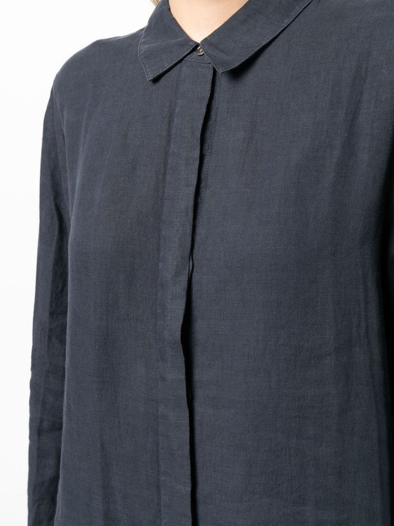 Vestido camisero de lino ligero - Spritz Pigment - Mujer