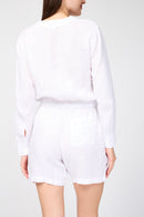 Mono Ls Linen - Blanco - Mujer