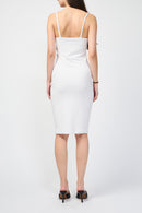 Robe Ruched Fron Velvet Tank - Talc - Femme