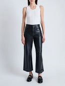 Proenza Schouler - Leather Culottes - Black - Femme