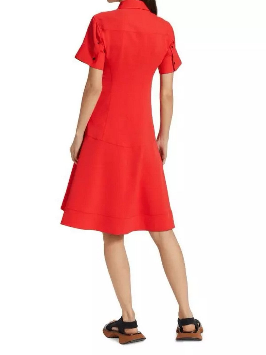 Proenza Schouler - Vestido camisero de manga corta - Poppy - Mujer