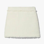 Proenza Schouler - Tweed Mini Skirt - Off White - Femme