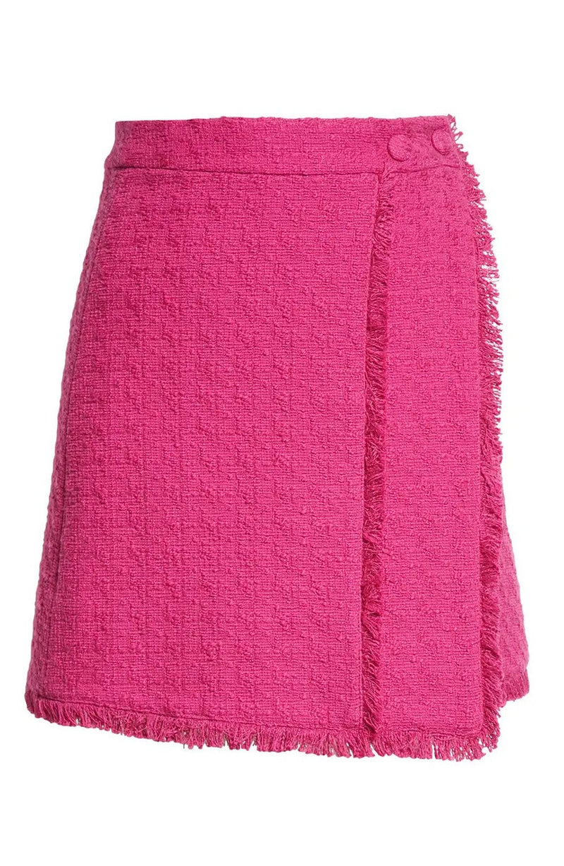 Proenza Schouler - Tweed Mini Skirt - Magenta - Femme