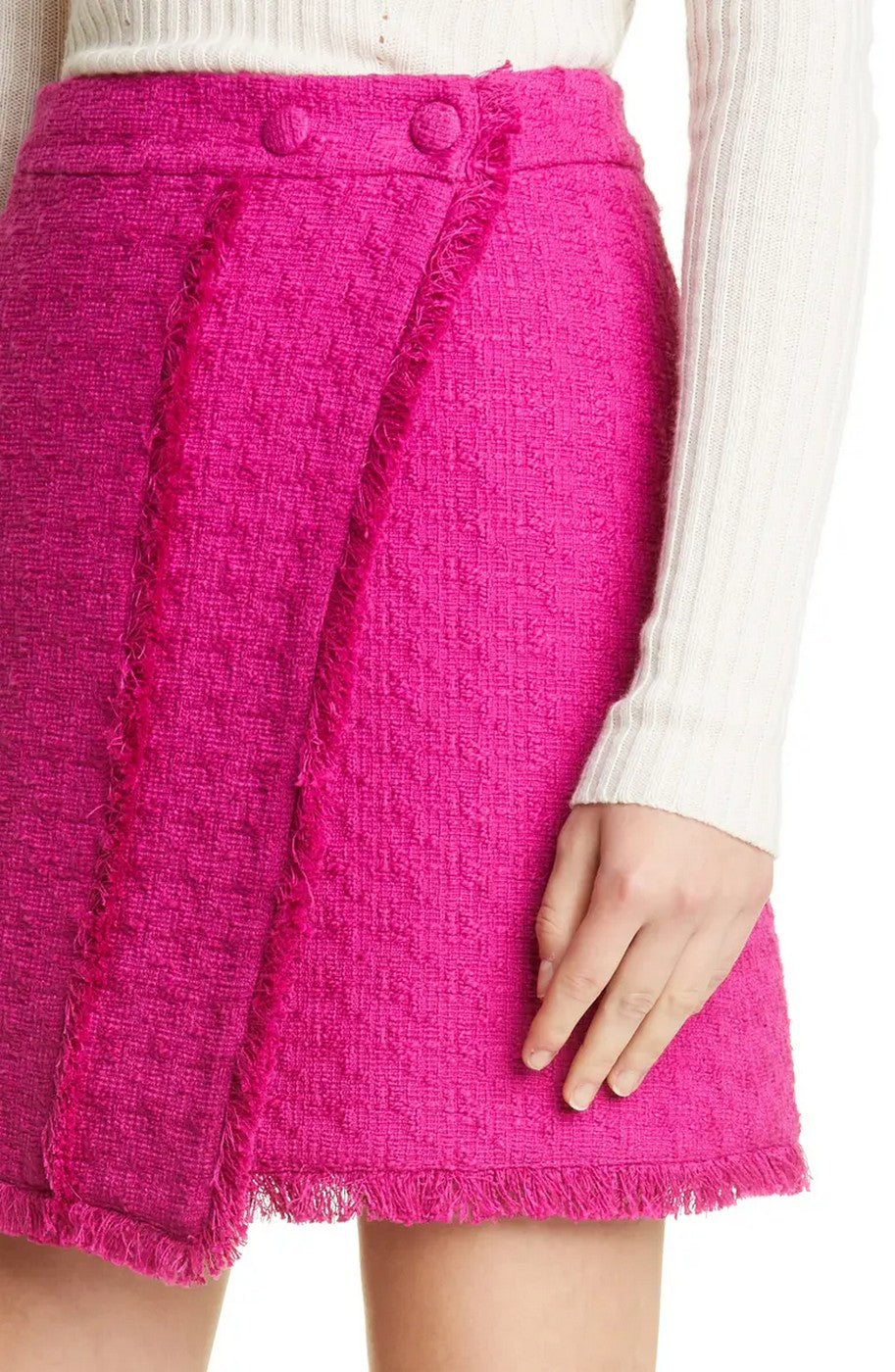 Proenza Schouler - Minifalda de Tweed - Magenta - Mujer