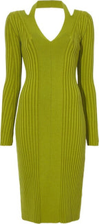 Proenza Schouler - Knit Halter Dress - Chartreuse - Mujer