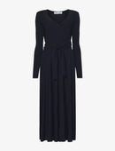 Proenza Schouler - Matte Crepe Wrap Dress - Black - Femme