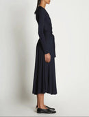 Proenza Schouler - Matte Crepe Wrap Dress - Black - Femme