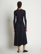 Proenza Schouler - Matte Crepe Wrap Dress - Black - Women