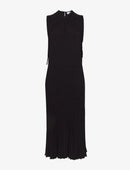 Proenza Schouler - Vestido de crepé plisado con cordón - Negro - Mujer