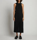 Proenza Schouler - Pleatable Crepe Drawstring Dress - Black - Mujer