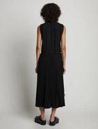 Proenza Schouler - Pleatable Crepe Drawstring Dress - Black - Mujer