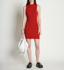 Proenza Schouler - Sleeveless Cashfeel Mini Dress - Vermillion - Femme