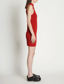Proenza Schouler - Sleeveless Cashfeel Mini Dress - Vermillion - Femme