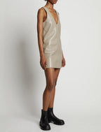 Proenza Schouler - Vinyl V-Neck Shift Dress - Fawn - Mujer