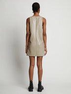 Proenza Schouler - Vinyl V-Neck Shift Dress - Fawn - Mujer
