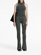 Proenza Schouler - Space Dye Knit Pant - Navy/Lime/Black - Femme