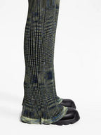 Proenza Schouler - Space Dye Knit Pant - Navy/Lime/Black - Femme