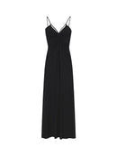 Proenza Schouler - Matte Crepe Spaghetti Dress - Black - Femme