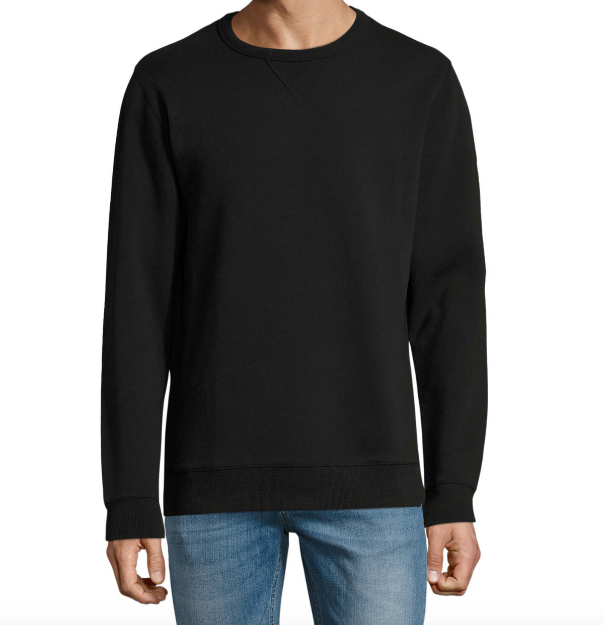 Pull Sweat Classique - Noir - Mixte