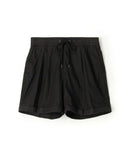 Shorts de senderismo con doble plisado - Negro - Mujer