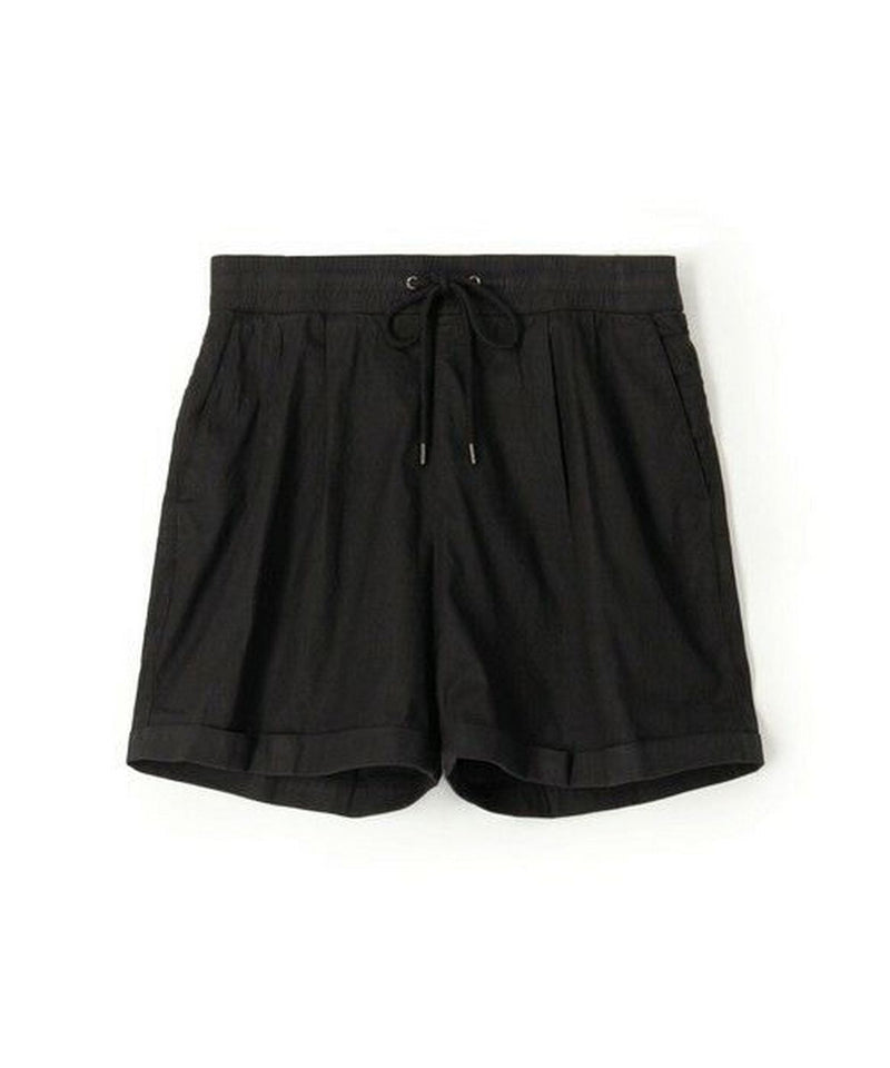 Shorts de senderismo con doble plisado - Negro - Mujer