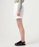 Shorts de senderismo con doble plisado - Blanco - Mujer