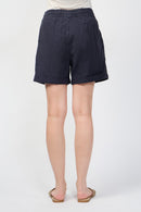 Shorts para caminar con doble plisado - Titan Pigment - Mujer