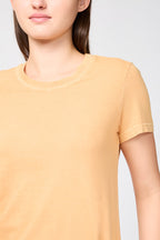 T-Shirt Vintage Pour Petit Garçon - Pigment Abricot - Femme