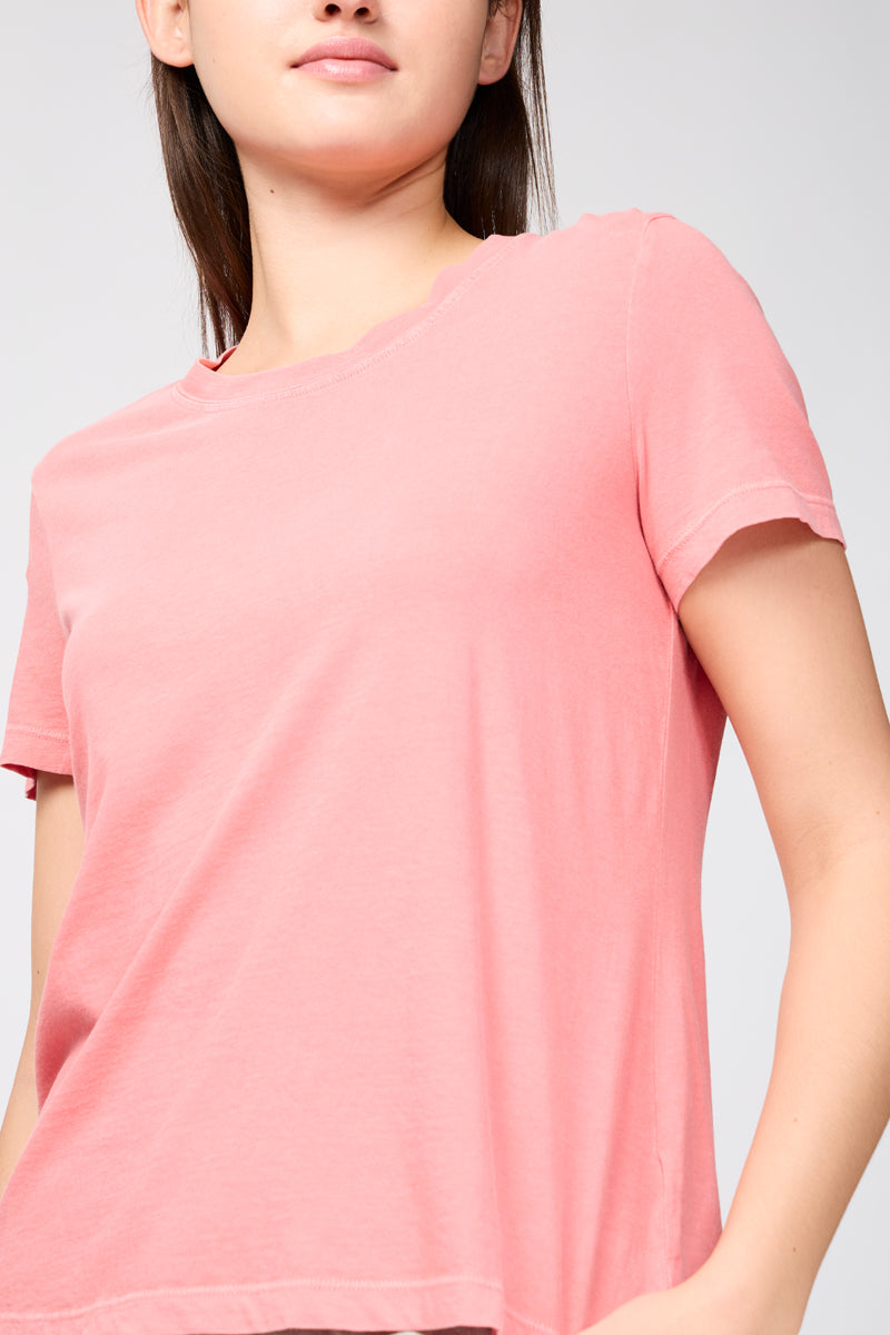 Camiseta Vintage Para Niño Pequeño - Pigmento Flamenco Rosa - Mujer