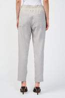 Pantalones utilitarios drapeados ligeros - Mineral - Mujer