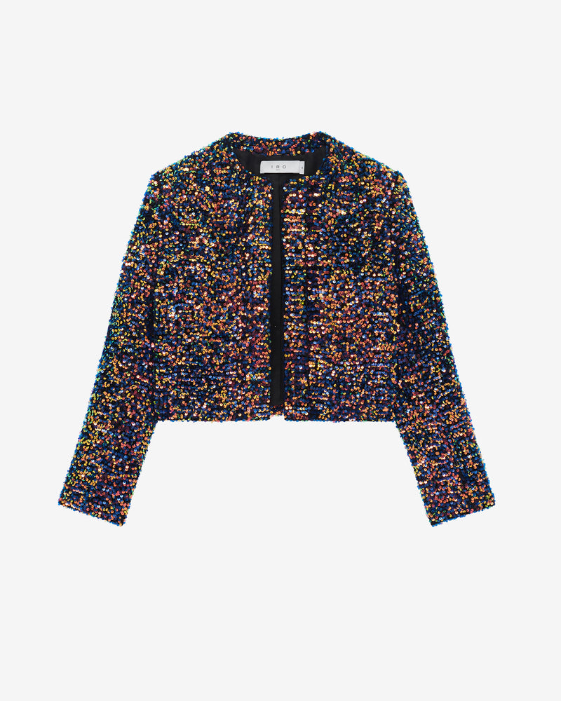 Veste Multicolore À Sequins Daphne - Shiny Blue Multico
