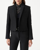 Veste De Tailleur Courte Jomara - Black - Femme