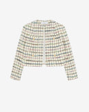 Veste Multicolore En Tweed Miora - Multico Ecru