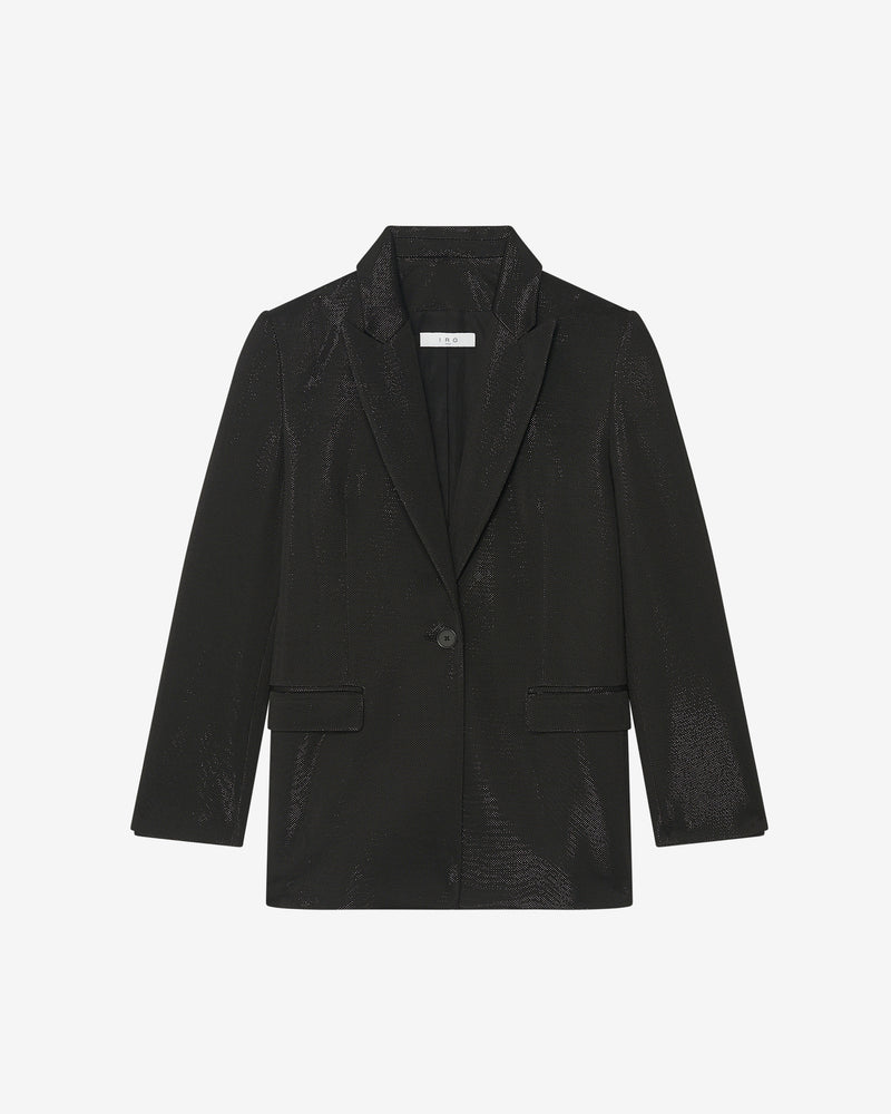 Veste De Tailleur Scintillante Mokam - Shiny Black