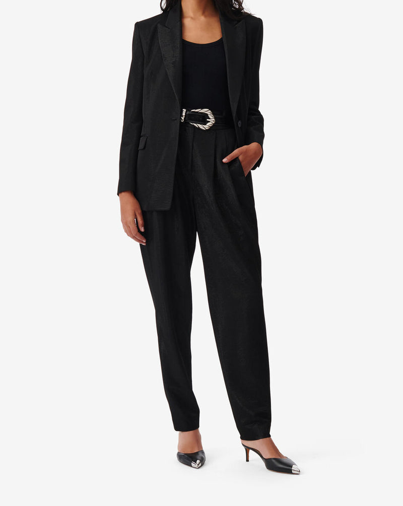 Veste De Tailleur Scintillante Mokam - Shiny Black