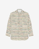 Surchemise Multicolore En Tweed Madita - Multico Ecru