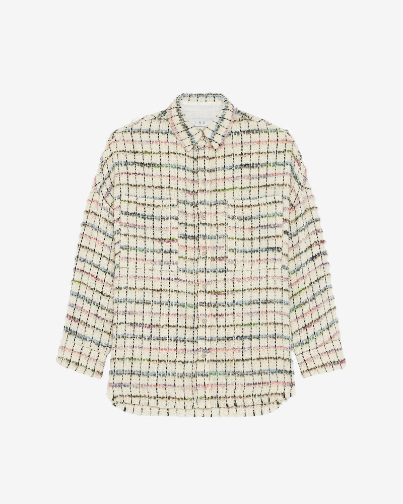 Surchemise Multicolore En Tweed Madita - Multico Ecru
