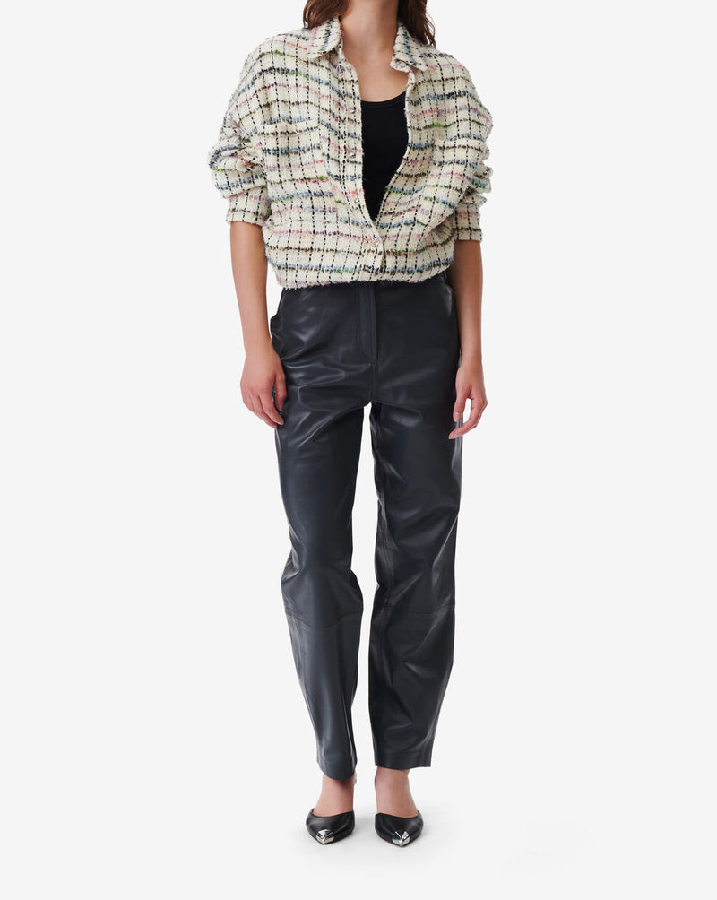 Surchemise Multicolore En Tweed Madita - Multico Ecru