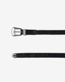 Ceinture En Cuir Dorsy Chain - Black