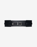 Ceinture Large En Cuir Doubly - Black