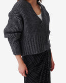 Pull Oversize Col V Ewenn - Anthracite