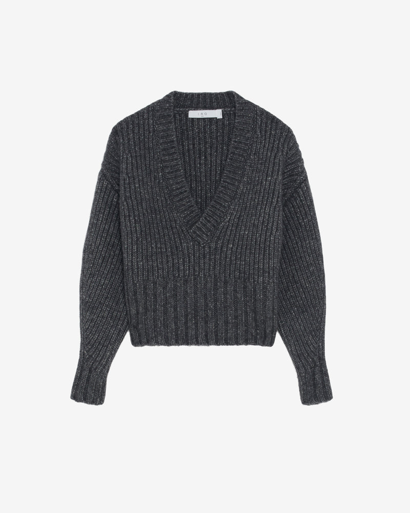 Pull Oversize Col V Ewenn - Anthracite