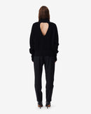 Pull Col Montant À Découpe Gaid - Black