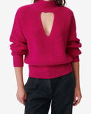 Pull Col Montant À Découpe Gaid - Fushia
