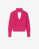 Pull Col Montant À Découpe Gaid - Fushia