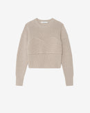 Pull Oversize Col Rond Gedeon - Champagne
