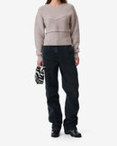 Pull Oversize Col Rond Gedeon - Champagne