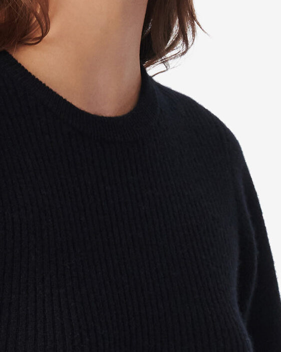 Pull En Cachemire À Découpe Idaya - Black