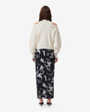 Pull Col Montant À Découpes Kimiko - Ecru